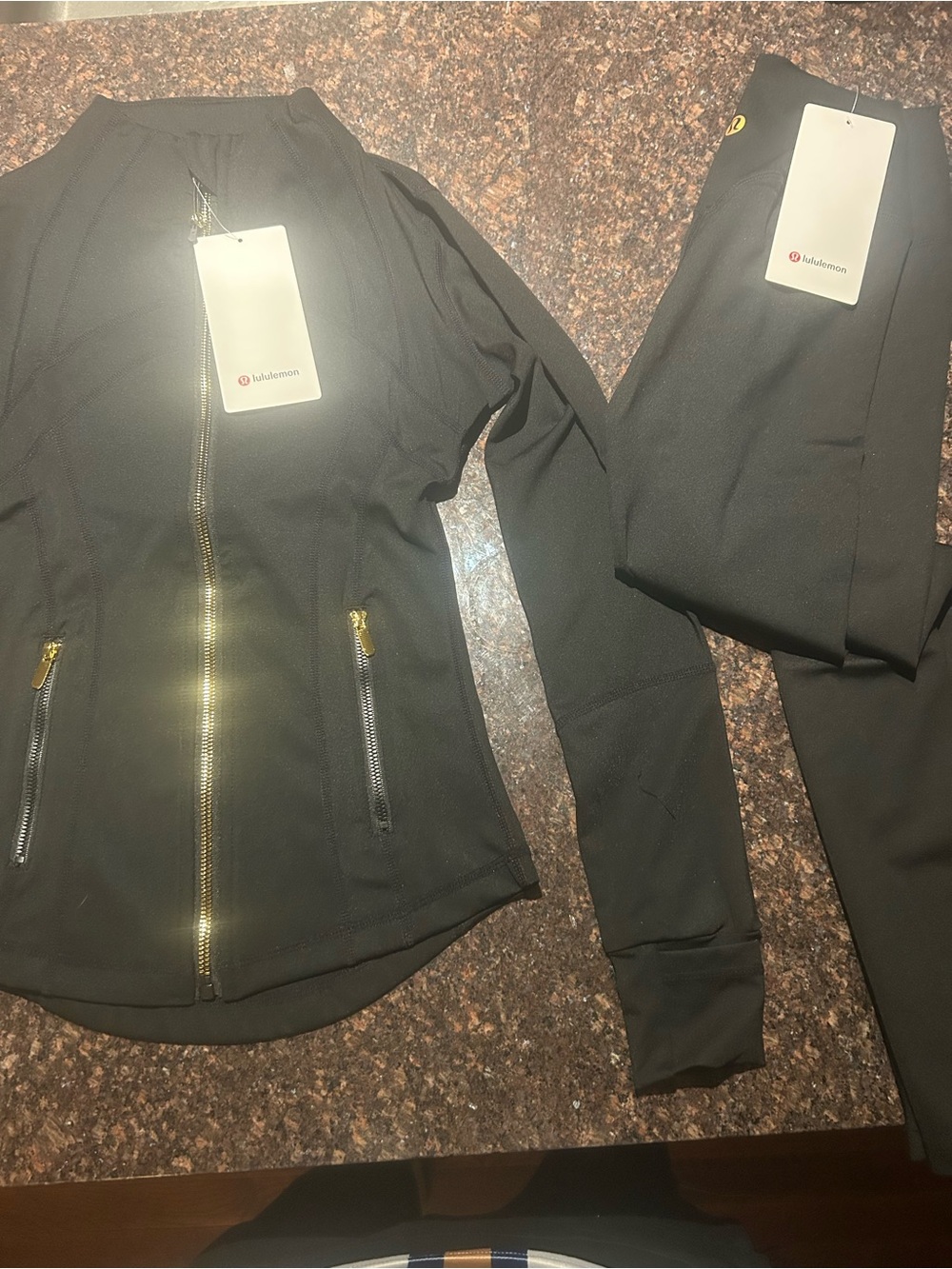 lululemon Black Define Jacket - Lightweight Zip-Up Women's Jacket and pants